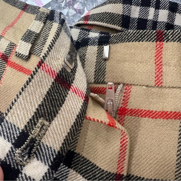 Burberry nova check print vintage shorts with metal charms unisex retro unisex - Picture 13 of 16